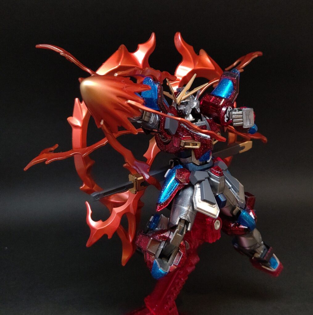 HGBFカミキバーニングガンダムプラフスキーパーティクルクリア 